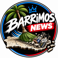 Barrimos News: logo oficial con palma y escoba